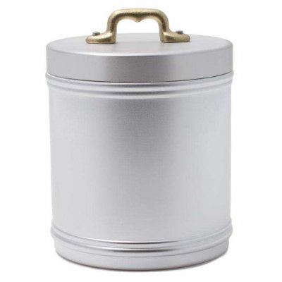 Pot de cuisine en aluminium avec couvercle et poignée pont en laiton - 