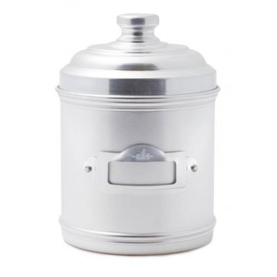 Aluminum Kitchen Jar with Lid and Label Holder -  - 