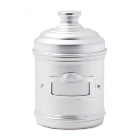 Aluminum Kitchen Jar with Lid and Label Holder -  - 